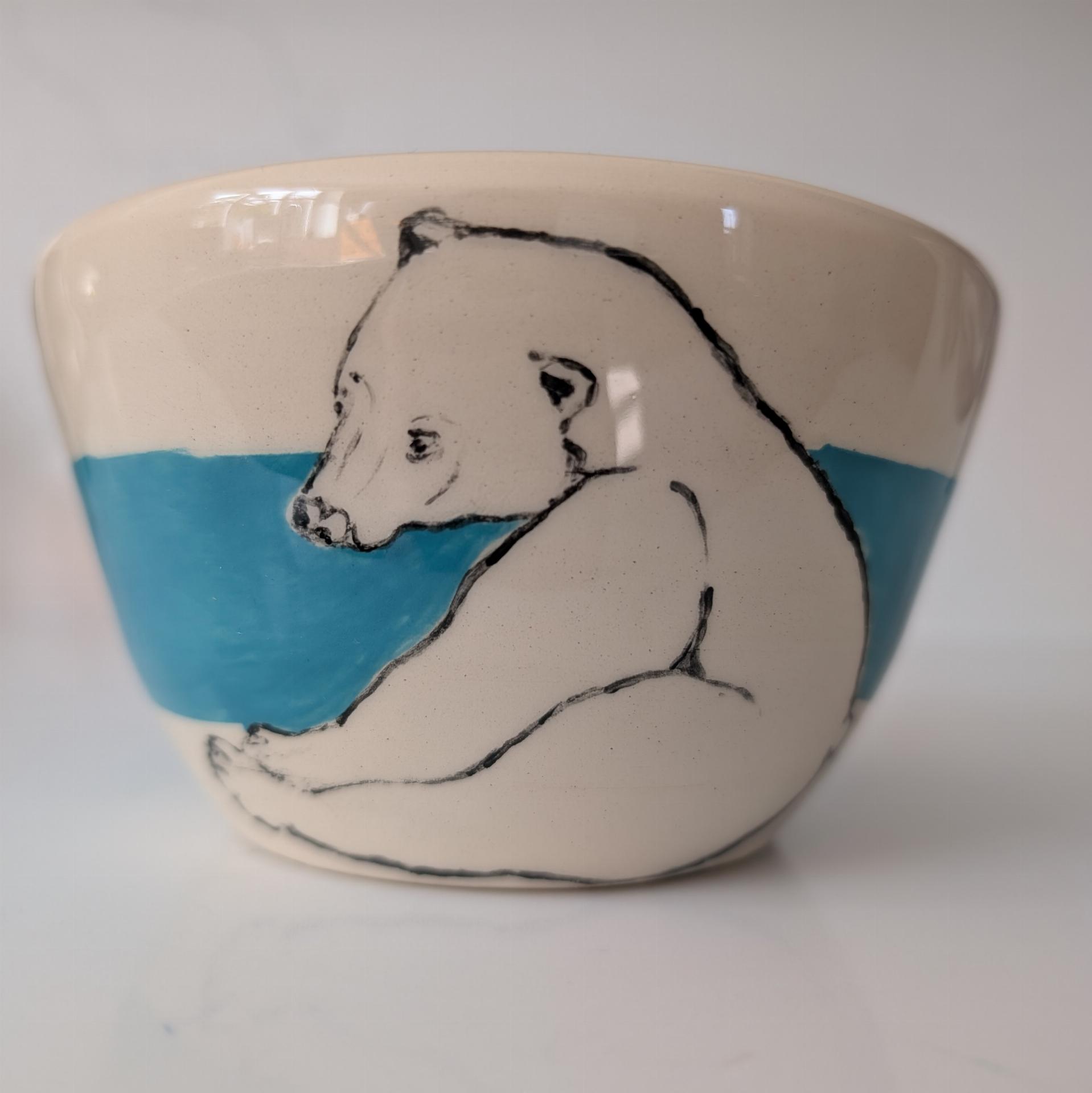 Sitting Polar Bear